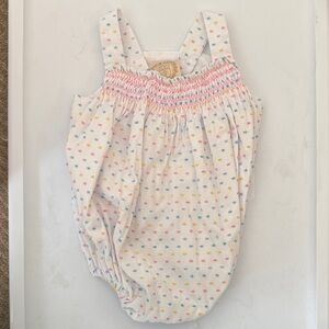 The Beaufort Bonnet Company Multicolor Dotted Bodysuit